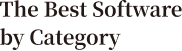 The Best Softwareby Category